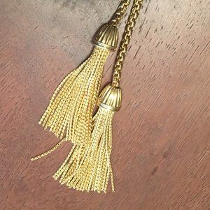 J Crew tassel necklace